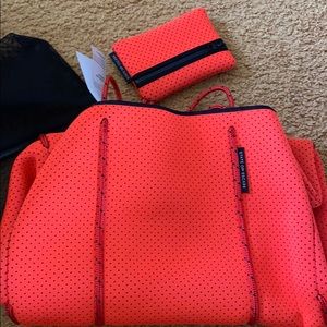 Neiman Marcus State of Escape Tote Bag neoprene